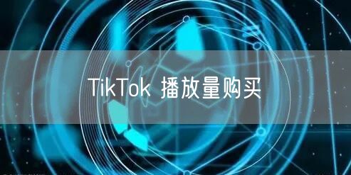 TikTok 播放量购买